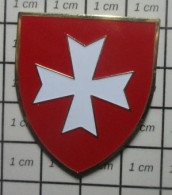 811B Pin's Pins / Beau Et Rare / MILITARIA / GRAND PIn'S UNITES D'ELITE CROIX DE MALTE - Militaria