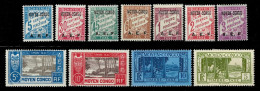 French Middle Congo Year 1928/1930 MH Tax Stamps Lot - Ungebraucht