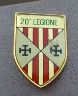 Distintivo Guardia Di Finanza 20^ LEGIONE - Dismesso - Anni 80/90 - Italian Police Pinned Insignia - Used Obsolete (286) - Police & Gendarmerie