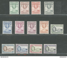 1938-43 Gold Coast, Stanley Gibbons N. 120-32, Giorgio VI, MH* - Andere & Zonder Classificatie