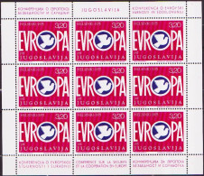 Europa KSZE 1975 Yougoslavie - Jugoslawien - Yugoslavia Y&T N°F1506 à F1507 - Michel N°KB1617 à KB1618 *** - Idées Européennes