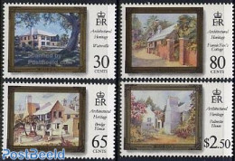 Bermuda 1996 Architecturev 4v, Mint NH, Art - Architecture - Bermudes