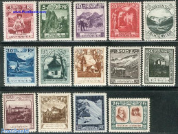 Liechtenstein 1930 Definitives 14v, Mint NH, Nature - Wine & Winery - Art - Castles & Fortifications - Neufs