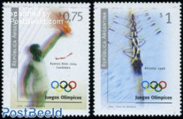 Argentina 1996 Olympic Games 2v, Mint NH, Sport - Kayaks & Rowing - Olympic Games - Nuovi