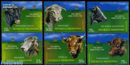 Argentina 1998 Cow 3x2v [:], Mint NH, Nature - Nuovi