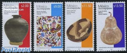 Mexico 2010 Definitives 4v (with Year 2010), Mint NH, Art - Ceramics - Porcelaine