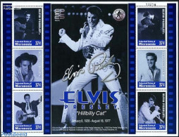 Micronesia 2002 Elvis Presley 6v M/s, Mint NH, Performance Art - Elvis Presley - Music - Popular Music - Elvis Presley