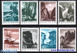 Bulgaria 1968 Landscapes 8v, Mint NH, Transport - Ships And Boats - Ongebruikt