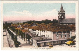 CPA DE VIC DE BIGORRE  (HAUTES-PYRÉNÉES)  VUE GÉNÉRALE DE VIC DE BIGORRE - Vic Sur Bigorre