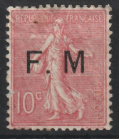 YT FM N° 4a - Neuf ** - MNH - Cote 280,00 € - - Militaire Zegels