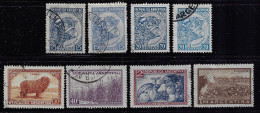 ARGENTINA  1935  SCOTT #434,435,439a,440,442,443,447 USED - Gebruikt