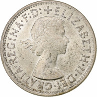 Australie, Elizabeth II, Florin, Royal Visit, 1954, Melbourne, Billon, TTB - Florin