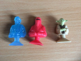 Lot De 3 Micropopz Star Wars Leclerc 2017- Esprit D'Anakin, Garde Royal De L'Empereur Et Yoda - Poder De La Fuerza