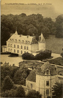 CPA (Yonne). VILLEBLEVIN. Le Château, Vue à Vol D'oiseau - Villeblevin