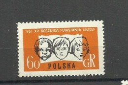 POLAND  1961  MNH - Neufs