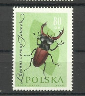 POLAND  1961 - INSECTS,  MNH - Neufs