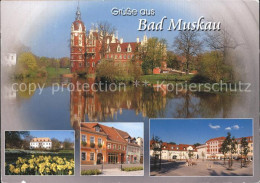 72525242 Bad Muskau Oberlausitz Schloss Park Marktplatz Bad Muskau - Bad Muskau