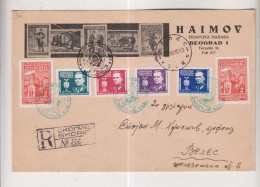 YUGOSLAVIA,1945 SKOPLJE Nice Registered FDC Cover ILINDEN - Covers & Documents