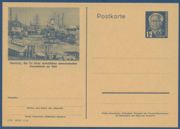 DDR 1950 Wilh. Pieck Bildpostkarte Hamburg Hafen P 47/02 Ungebraucht (X40943) - Cartoline - Nuovi