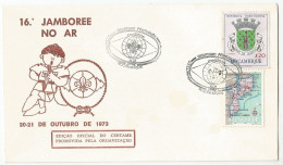 Mozambique Moçambique Portugal Commemorative Cover 1973 Jamboree Scout Scouting - Covers & Documents