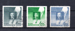 Russia 1944 Old Set Airmail Stratosphere Stamps (Michel 892/94) Nice Used - Used Stamps