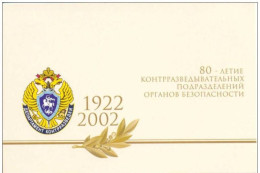 Russie 2002 Yvert N° 6633-6638 ** Espions Russes Emission 1er Jour Carnet Prestige Folder Booklet. - Unused Stamps