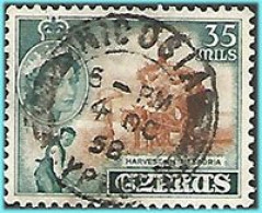 CYPRUS- GREECE- GRECE- HELLAS 1955: from set  Used - Gebruikt