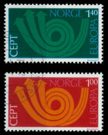 NORWEGEN 1973 Nr 660-661 Gestempelt X04068E - Gebruikt