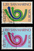 SAN MARINO 1973 Nr 1029-1030 Gestempelt X0406E6 - Oblitérés