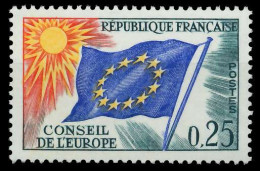 FRANKREICH DIENSTMARKEN EUROPARAT Nr 10 Postfrisch SADFB4E - Mint/Hinged