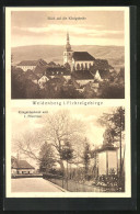 AK Weidenberg I. Fichtelgebirge, Blick Auf Die Königsheide, Kriegerdenkmal Und Pfarrhaus  - Weiden I. D. Oberpfalz