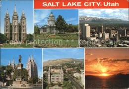 72590491 Salt_Lake_City Fliegeraufnahme Kirchen Skyline - Other & Unclassified