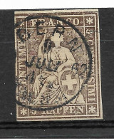 SWITZERLAND Yv# 26 USED VF - Oblitérés