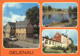 72519185 Gelenau Erzgebirge Fachwerkhaus Freibad Pestalozzi Oberschule Gelenau E - Gelenau