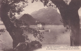 74108 01 27#0+16 - LAC D'ANNECY - LE CHÂTEAU DE DUINGT ET LES MONTAGNES D'ENTREVERNES VUS DE TALLOIRES - Duingt