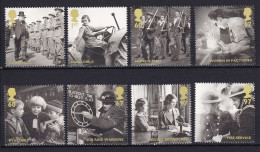 195 GRANDE BRETAGNE 2010 - Y&T 3338/45 - Bataille D Angleterre Milisse Enfant Femme Pompier  Neuf **(MNH) Sans Charniere - Neufs