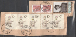 Chine Timbres Yv :2910+3551 ,sur Fragment Daté Du 21.06.1998 - Gebruikt