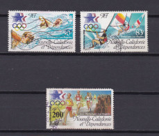 NOUVELLE-CALEDONIE 1984 PA N°240/42 OBLITERE JEUX OLYMPIQUES DE LOS ANGELES - Oblitérés