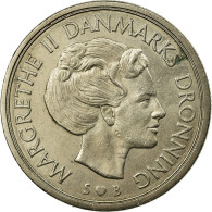 Monnaie, Danemark, Margrethe II, 5 Kroner, 1977, Copenhagen, TTB, Copper-nickel - Danemark