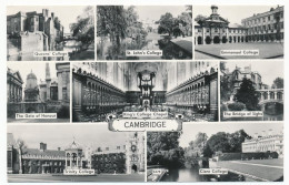 CPSM 9 X 14  Grande Bretagne Angleterre (5) CAMBRIDGE  Queen's, St John's, Emmanuel, King's, Trinity, Clare College* - Cambridge