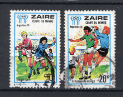 ZAIRE 932/933° Gestempeld 1978 - Gebraucht