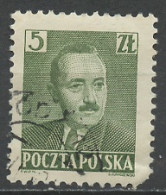 Pologne - Poland - Polen 1950 Y&T N°574 - Michel N°547 (o) - 5z B Bierut - Oblitérés