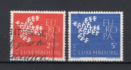 (B) Luxemburg CEPT 647/648° Gestempeld 1961 - 1961