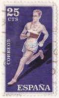 1960 - ESPAÑA - DEPORTES - ATLETISMO - EDIFIL 1306 - Oblitérés