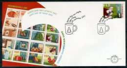 NEDERLAND E447 FDC 2001 - Decemberzegels -1 - FDC