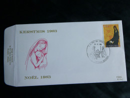 1983 2107 FDC ( Brux/Brus ): " Kerstmis / Noél 1983 " - 1981-1990