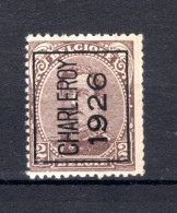 PRE129A MNH** 1926 - CHARLEROY 1926  - Typo Precancels 1922-26 (Albert I)