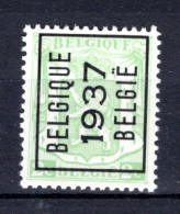 PRE319A MNH** 1937 - BELGIQUE 1937 BELGIE - Typos 1936-51 (Kleines Siegel)