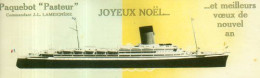 Joyeux Noel Avec Le Paquebot Pasteur - Bateaux