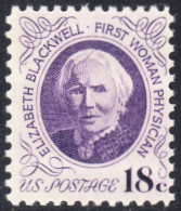 !a! USA Sc# 1399 MNH SINGLE (a2) - Dr. Elizabeth Blackwell - Ongebruikt